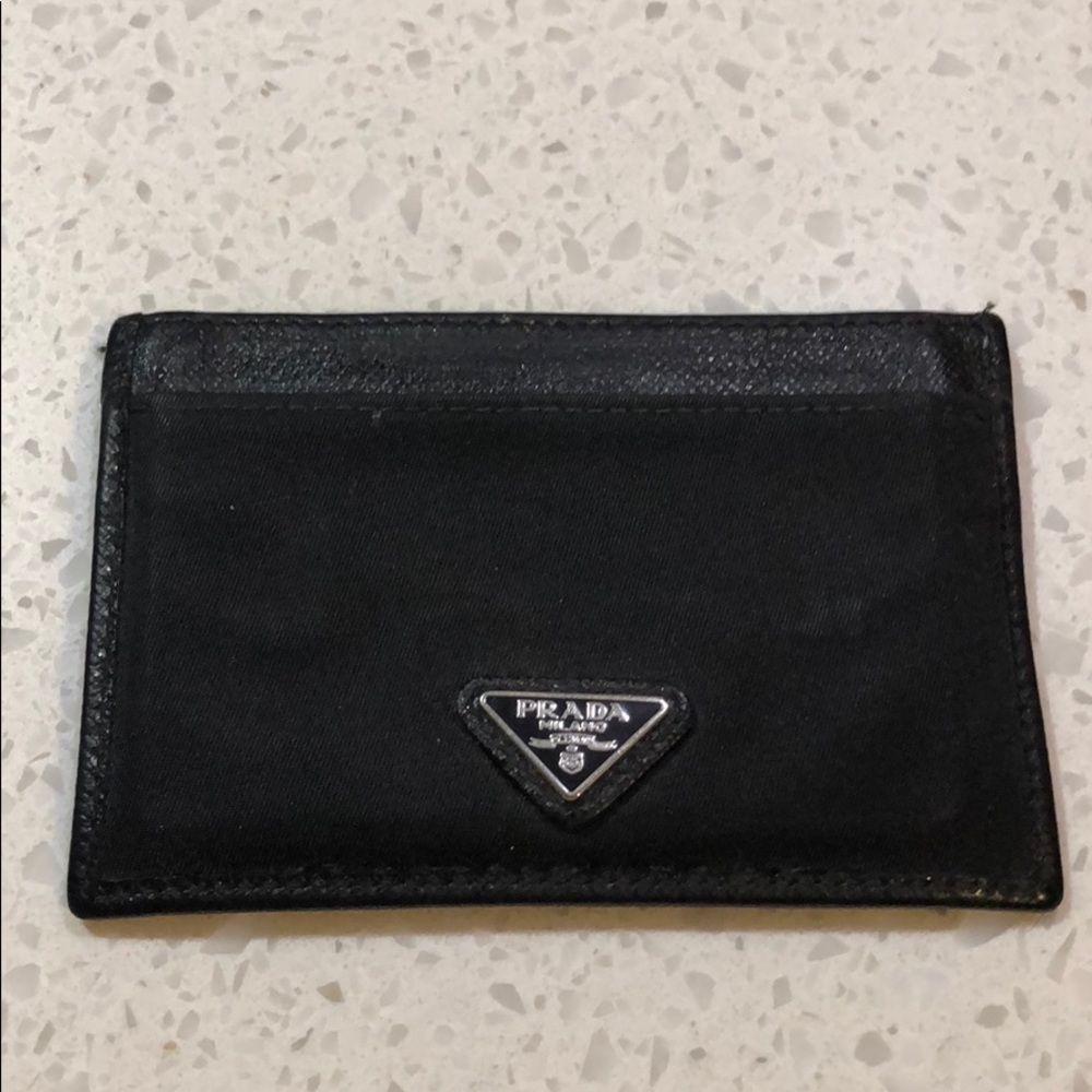 Prada Nylon Card Wallet